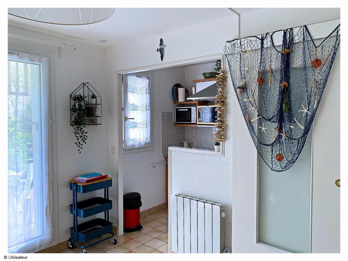 Cabourg, Appartement Plain Pied Avec Terrasse Acces Direct A La Plage Екстериор снимка